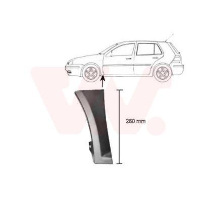 VAN WEZEL Kotflügel 5888155 unten