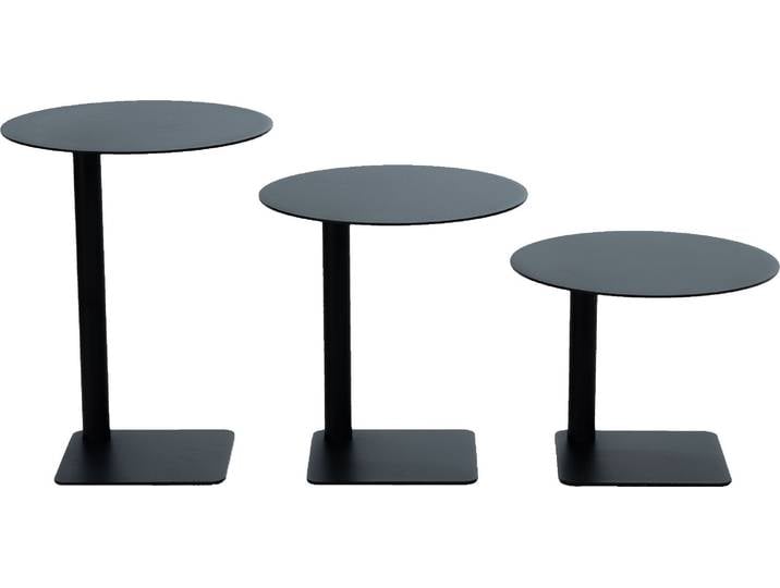 Beistelltisch SPINDER DESIGN SUNNY 30 , schwarz (schwarz, schwarz, schwarz, schwarz, schwarz, schwarz), B/H/T: 40cm x 30cm x 40cm, Tische, Beistelltisch, Beistelltisch aus Stahl
