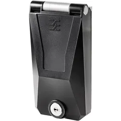 Weidmüller IP 65 Socket metal frame key lock, Elektronikzubehör + Gehäuse, Schwarz