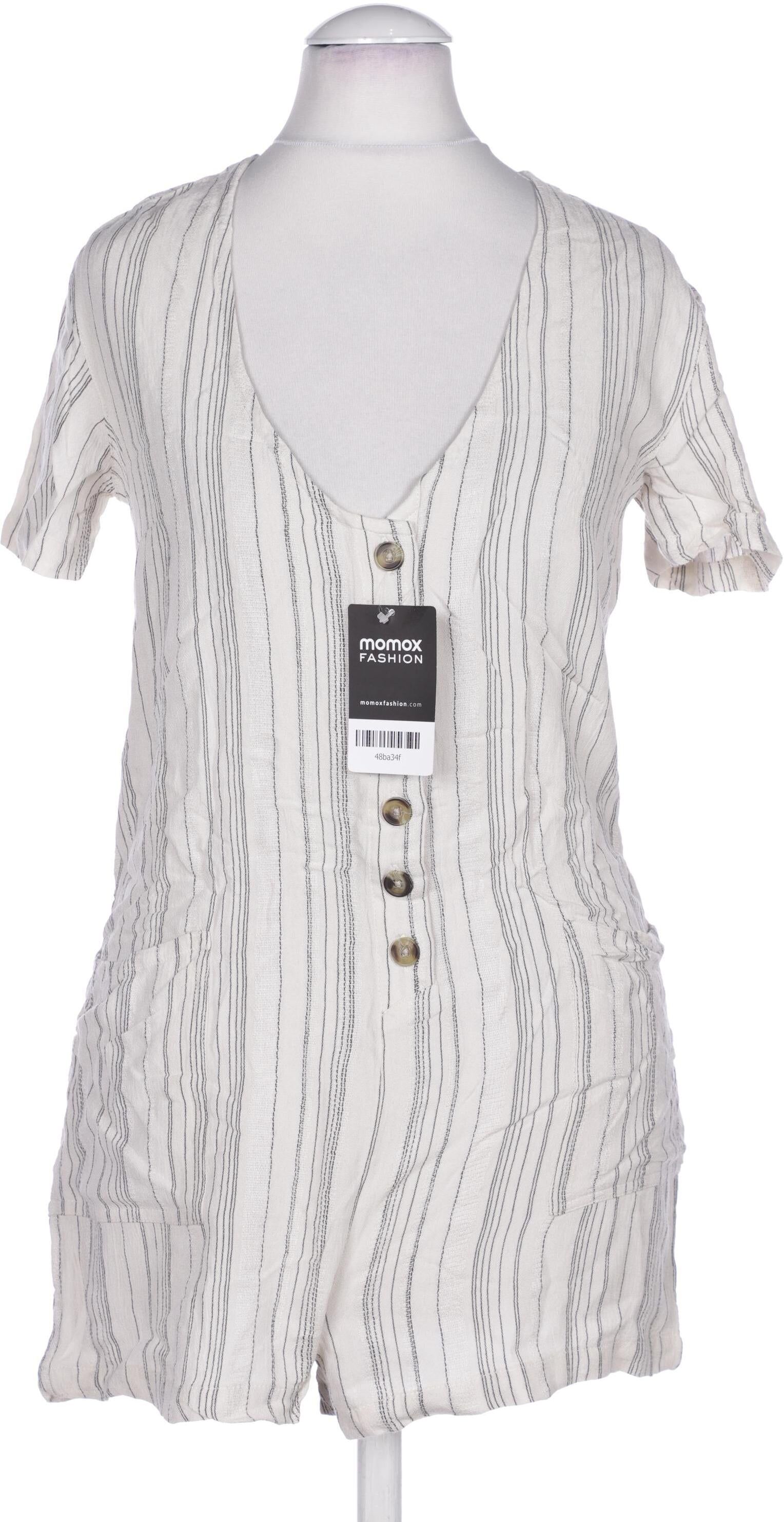 Topshop Damen Overall oder Jumpsuit, Beige, Gr. EU 32, Viskose - Second Hand
