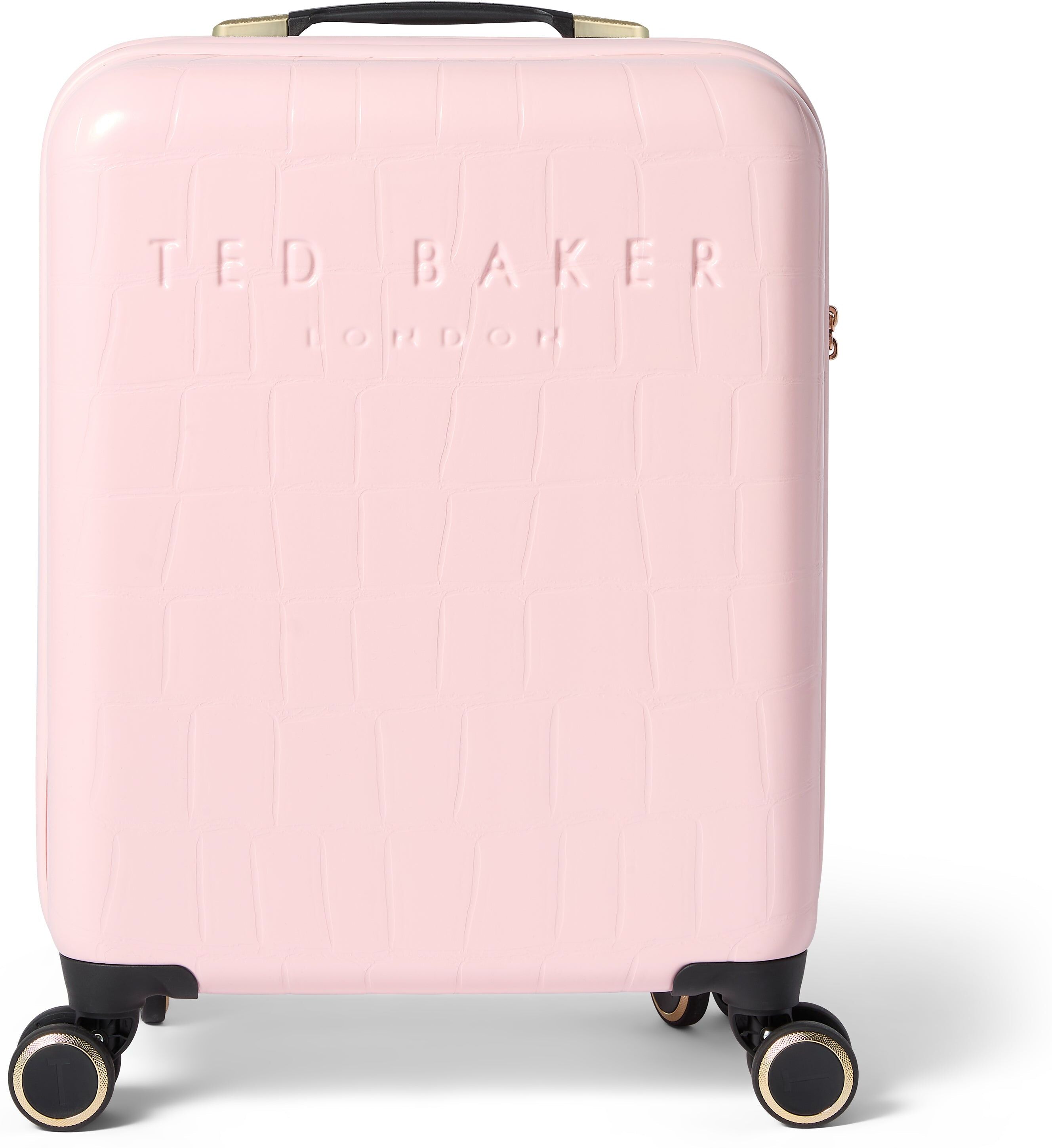 Ted Baker Icon Case 55cm 4-Wheel Cabin Suitcase - Pink