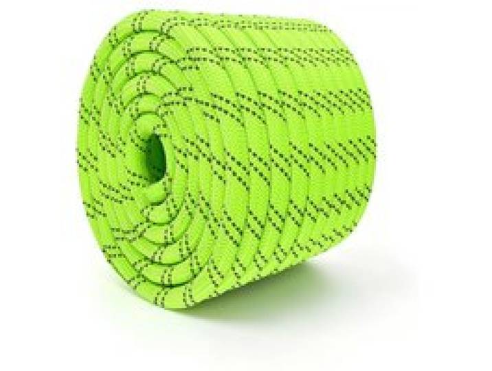 VEVOR Polyesterseil 12,7 mm x 36 m Doppelt Geflochtenes Zugseil Neongrün, Allzweckseil für Festmacher Kletter Camping & Outdoor, 1678 kg Bruchlast, 24 Außen- & 11 Innenstränge, Reflektierendes Design