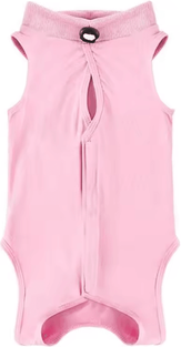 Inspire Curations ComfortCare Cat Recovery Suit Soft Anti Licking Post Surgery Recovery Jumpsuit pink m