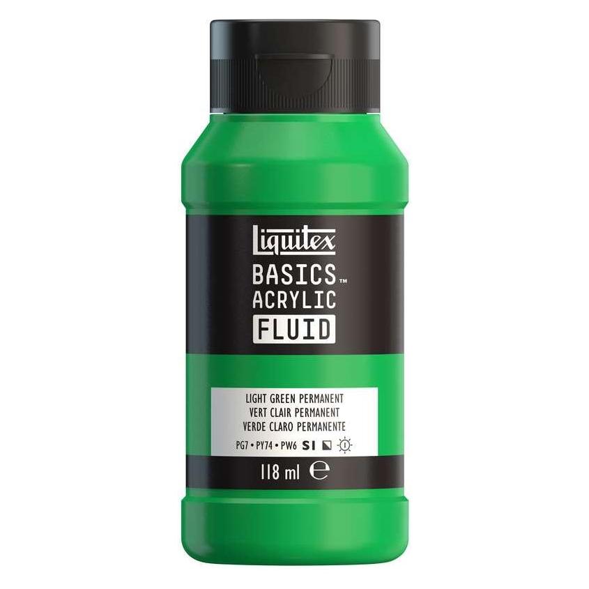 Winsor & Newton Basics fluid 118ml light green permanent row 312 (118 ml) (8870406)