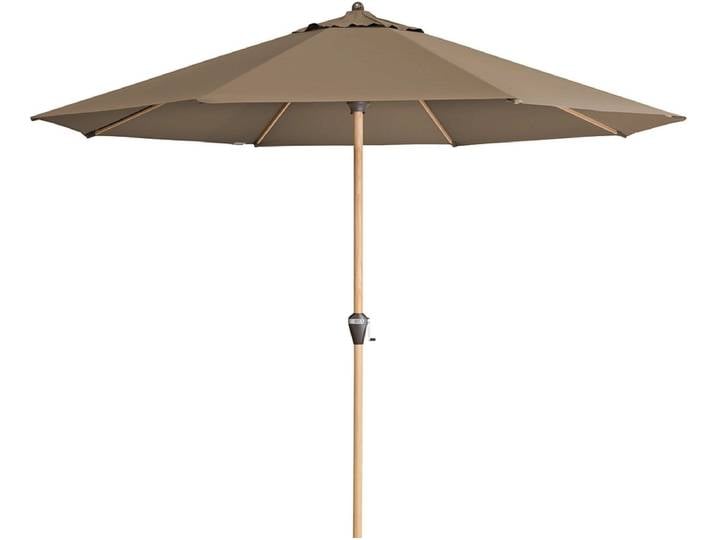 DOPPLER Sonnenschirm ALUWOOD 350x350cm dunkelbraun