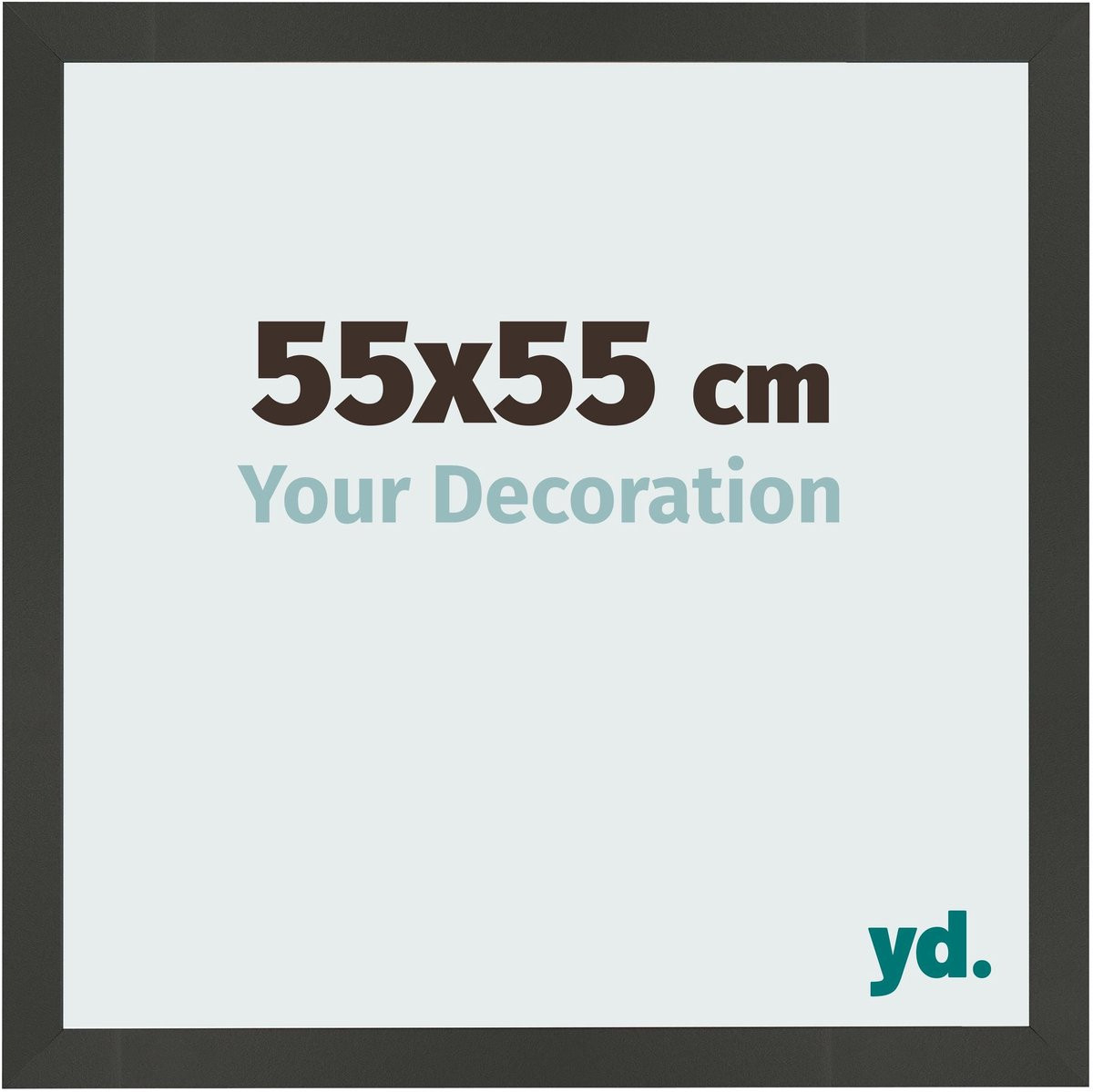Your Decoration Fotolijst Bologna MDF Antraciet 55x55 cm