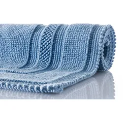 RHOMTUFT Badteppich GALA aqua 70 cm x 120 cm