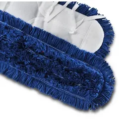 Mopptex Acrylmopp 130cm mit Taschen und Bändern- blau