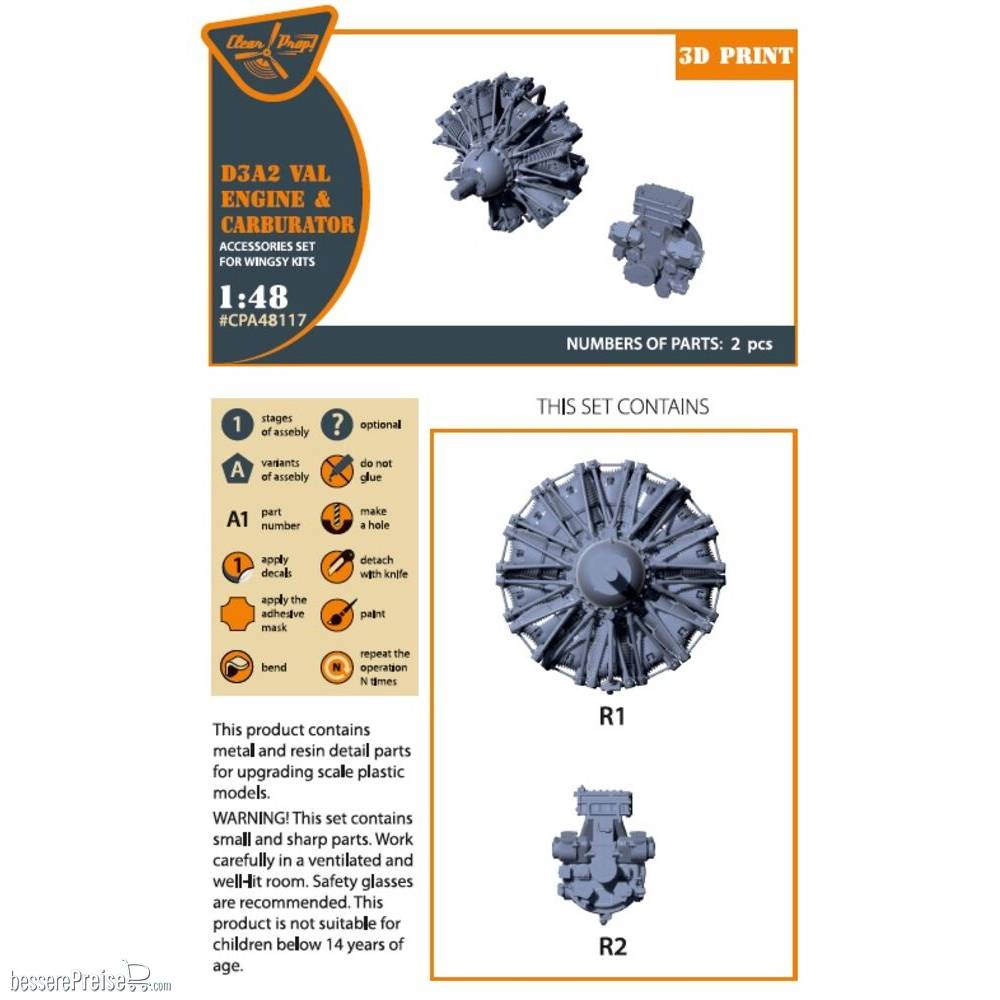 Clear Prop Accessories CPA48117