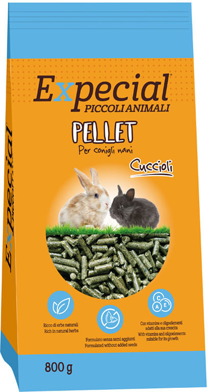 Expecial Pellet Conigli Cuccioli 800G