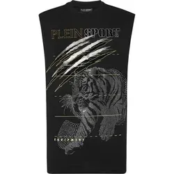 PLEIN SPORT Tanktop TIGER, Größe 4XL in Schwarz 0270