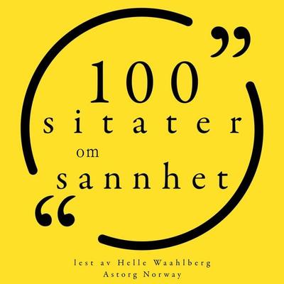 100 sitater om sannhet - Various, Audio, 9782821162655