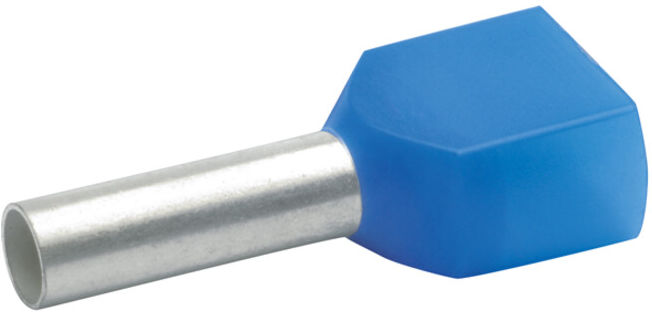 Klauke Manchon à cosse double 2x2,5 mm² bleu isolé 873/13 (87313)