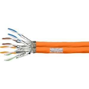 LogiLink Netzwerkkabel PrimeLine, CPV0065, orange, Cat 7, 1000 MHz, 10 Gbit/s, S/FTP, Dca, 50 m