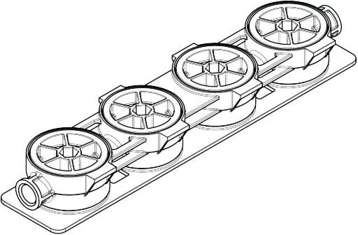 Hansgrohe Whirlstrahleinsatz komplett Rainfall 98869000