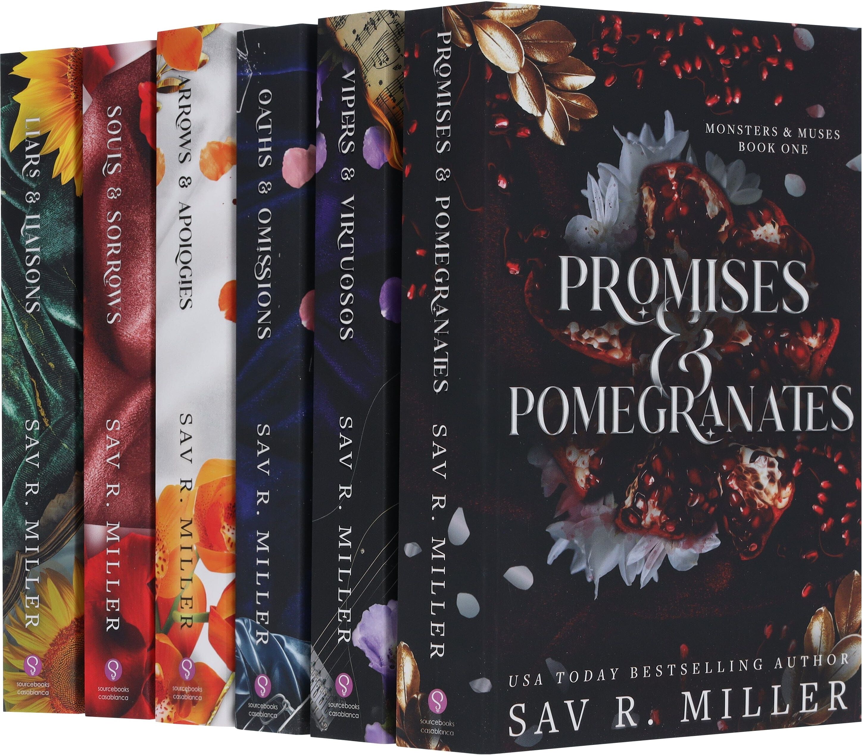 Monsters & Muses Series by Sav R. Miller 6 Books Deluxe Edition Collection Set - Fiction - Paperback Sourcebooks