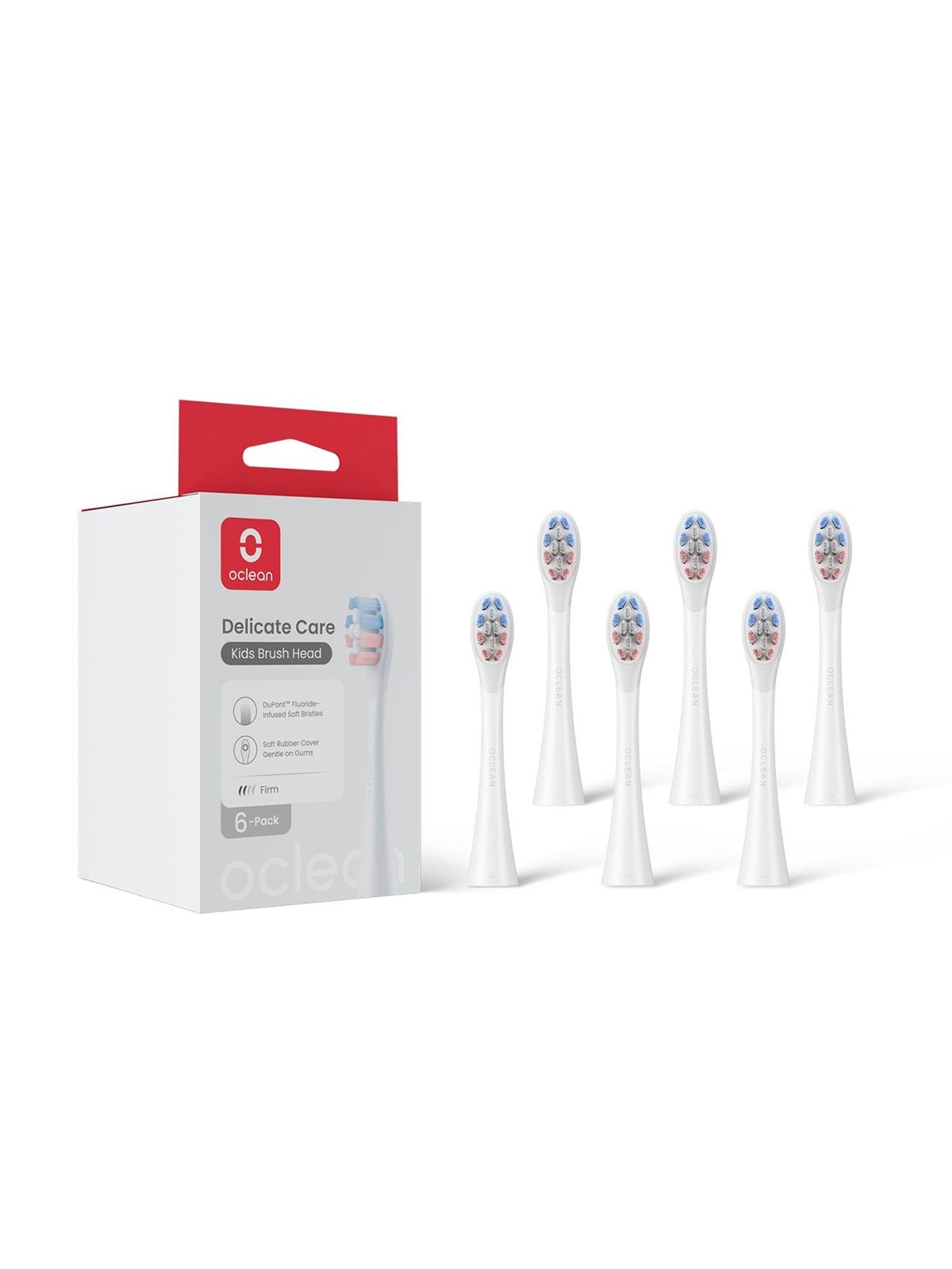 Oclean Bürstenköpfe Brush Head Kids 6 Pack White