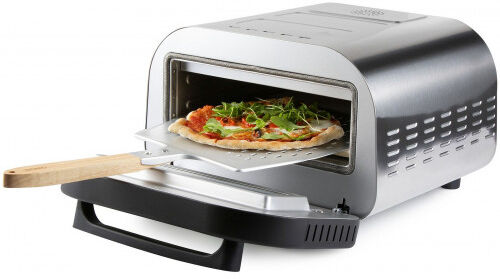 DOMO-ELEKTRO DOMO Genius Four a pizza, inox, avec pierre de cuisson 1700W DO9289PZ