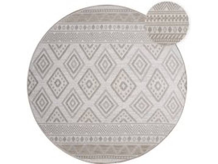 Tapis d'intérieur & extérieur Verona beige 200 cm rond