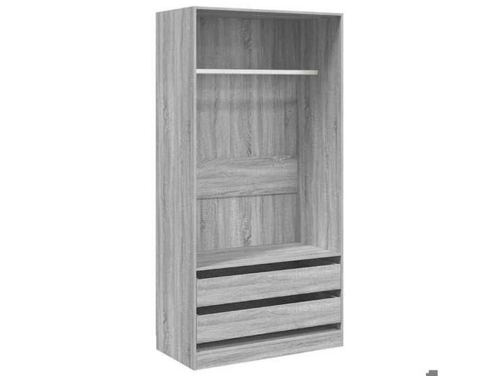 Armoire penderie Gris - Garde-robe(1PC)Robuste - Cabinet de chambre - Sonoma gris 100x50x200cm - bois d 'ingénierie Sh9796984