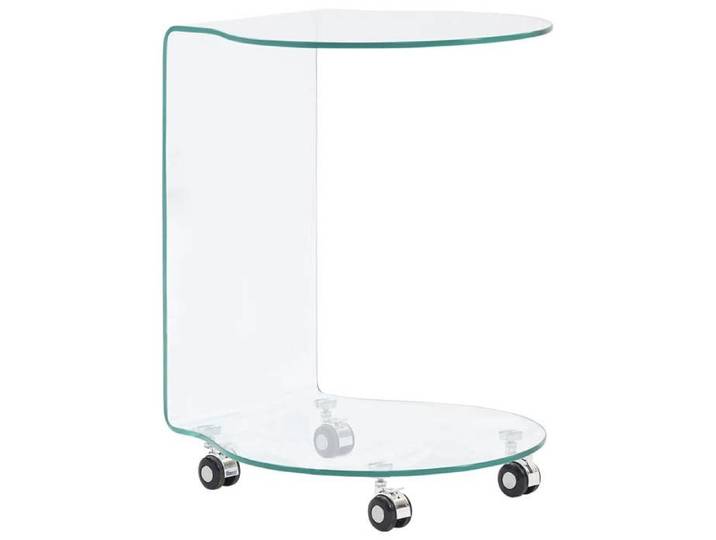 SALE 2025 Table basse - Table d'Appoint de Salon - 45x40x58 cm Verre trempé 11 95 Kg 2695