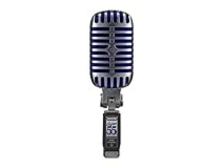 Shure Super 55 deluxe Vocal Microphone - Mic Unidyne Dynamic Unidyne Vintage Supercardioid, Look Emblématique, Son Classique