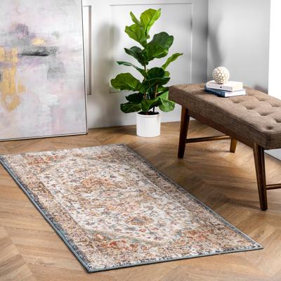 Nuloom Sofia Faded Persian Medallion Area Rug