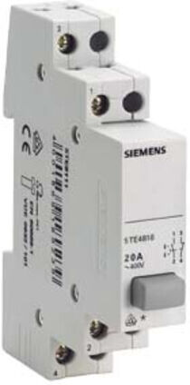 Siemens Bouton-poussoir 5TE4810 1S/1O 20A gris (5TE4810)