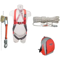 3M PROTECTA Verbindungsmittel Trigger zur Arbeitsplatzpositionierung, Länge: einstellbar bis 4,0 m, Kernmantelseil 10,5 mm , max. Nutzergewicht 140 kg, Einhand-Karabiner + Trilock-Karabiner , 4,0 m