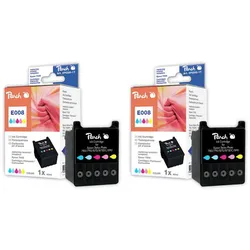 Peach Doppelpack Tintenpatronen color kompatibel zu Epson T008C*2, C13T00840310
