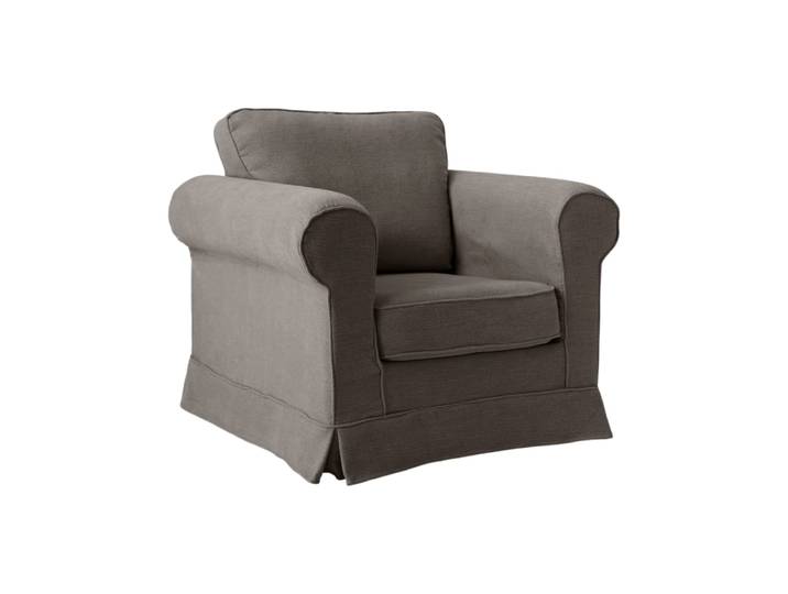 Fauteuil en tissu h 85 gris souris