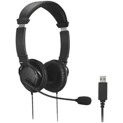 Kensington On-Ear USB-Kopfhörer schwarz