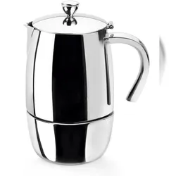 Lacor Luxe Kaffeemaschine 10 Tassen, Silber