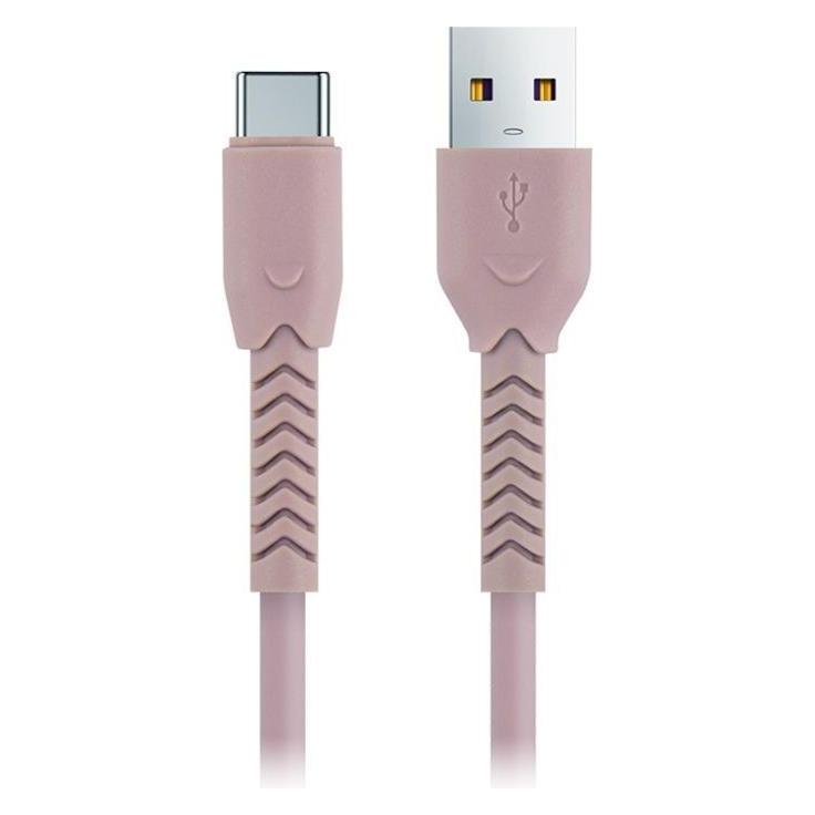 Maxlife MXUC-04 Kabel USB - USB-C 1,0 m 3A rosa (1 m, 15 W) (OEM0100850)