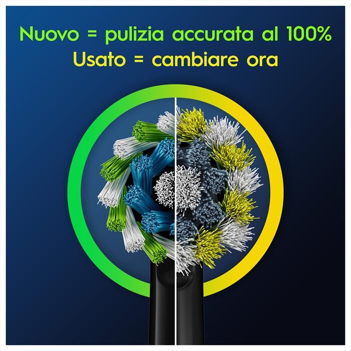 Oral-B Testine Pro Cross Action Black 3 Testine-nero