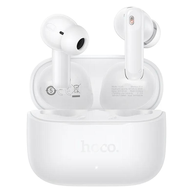 Hoco Wireless headphones Wireless earphones TWS EQ30 white (7 h, Kabellos) (68560498)