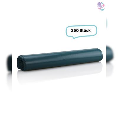 Blanc HYGIENIC Qualitäts-Müllbeutel 130 Liter, blau, 40my, 250 Beutel SET