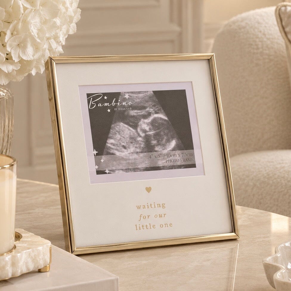 Baby Scan Gold Photo Frame