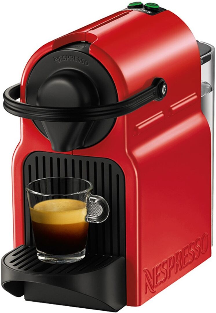 Krups Cafetera de cápsulas automática Nespresso Inissia para cápsulas Nespresso Original. Rojo