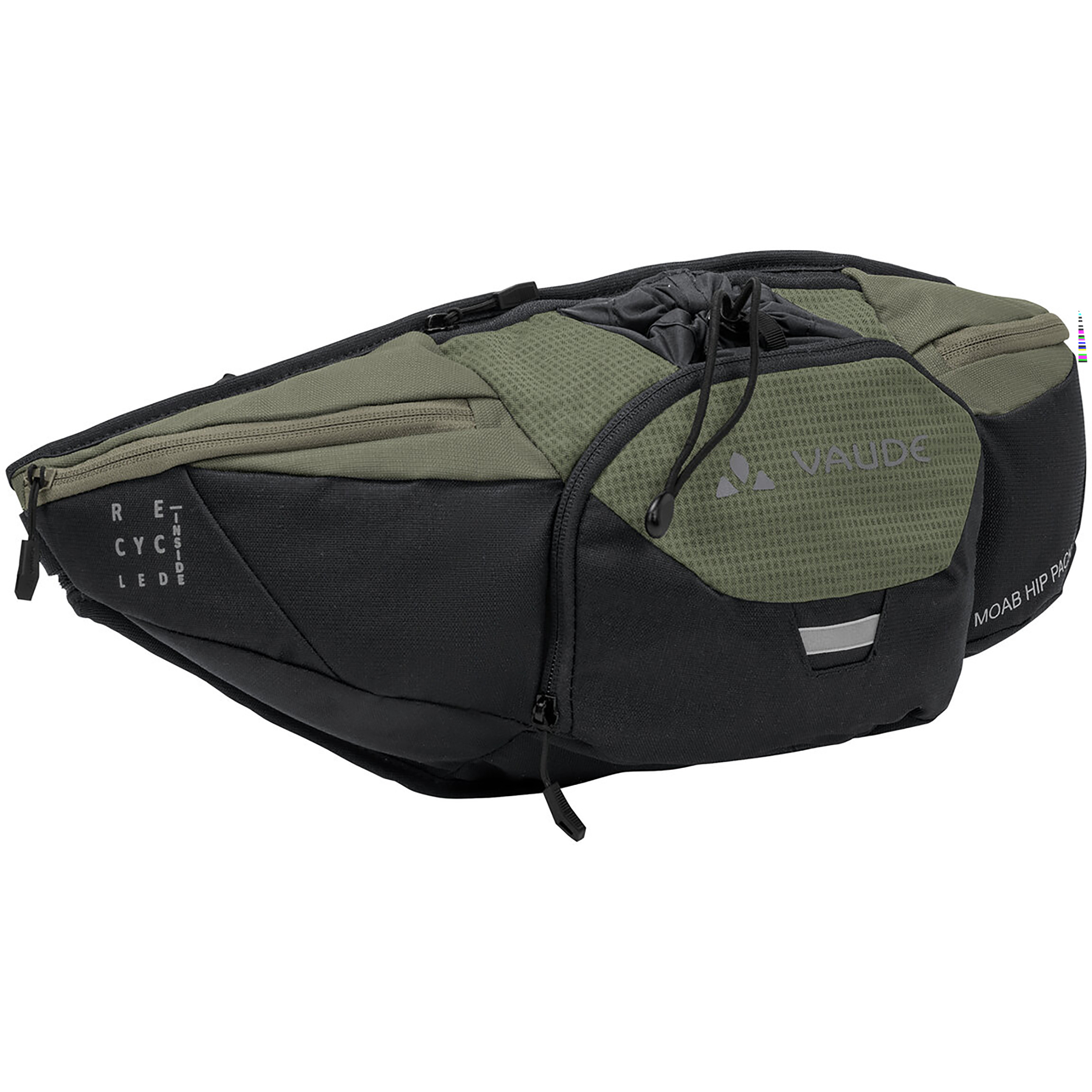 Vaude Moab 4 Hüfttasche Fahrradtaschen oliv Größe 4L Mountainbike | Gravel Wasserabweisend