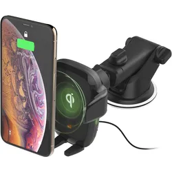iOttie Saugnapfhalter bis 6 Zoll oder 89mm Maximalbreite HLCRIO161 black, Smartphone Halterung, Schwarz