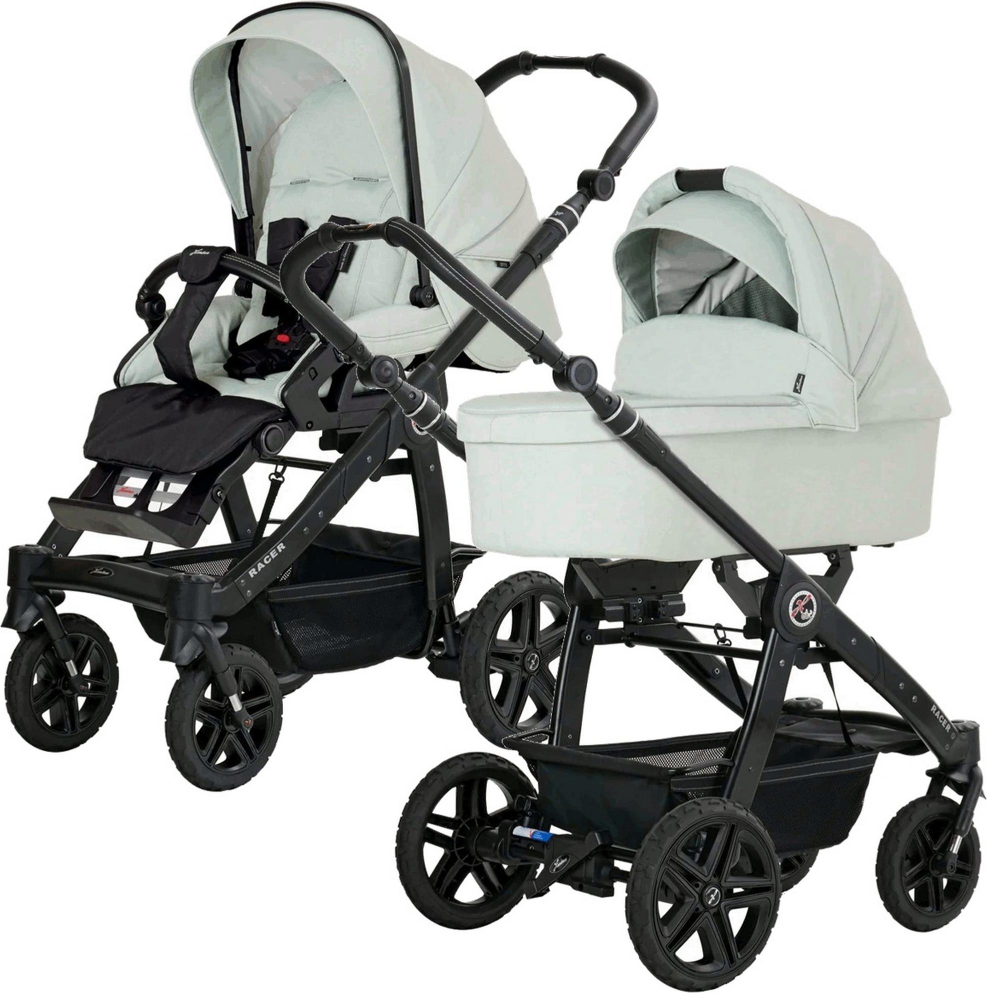 Hartan Kombikinderwagen Racer GTS Set inkl. Babywanne trend sage breeze