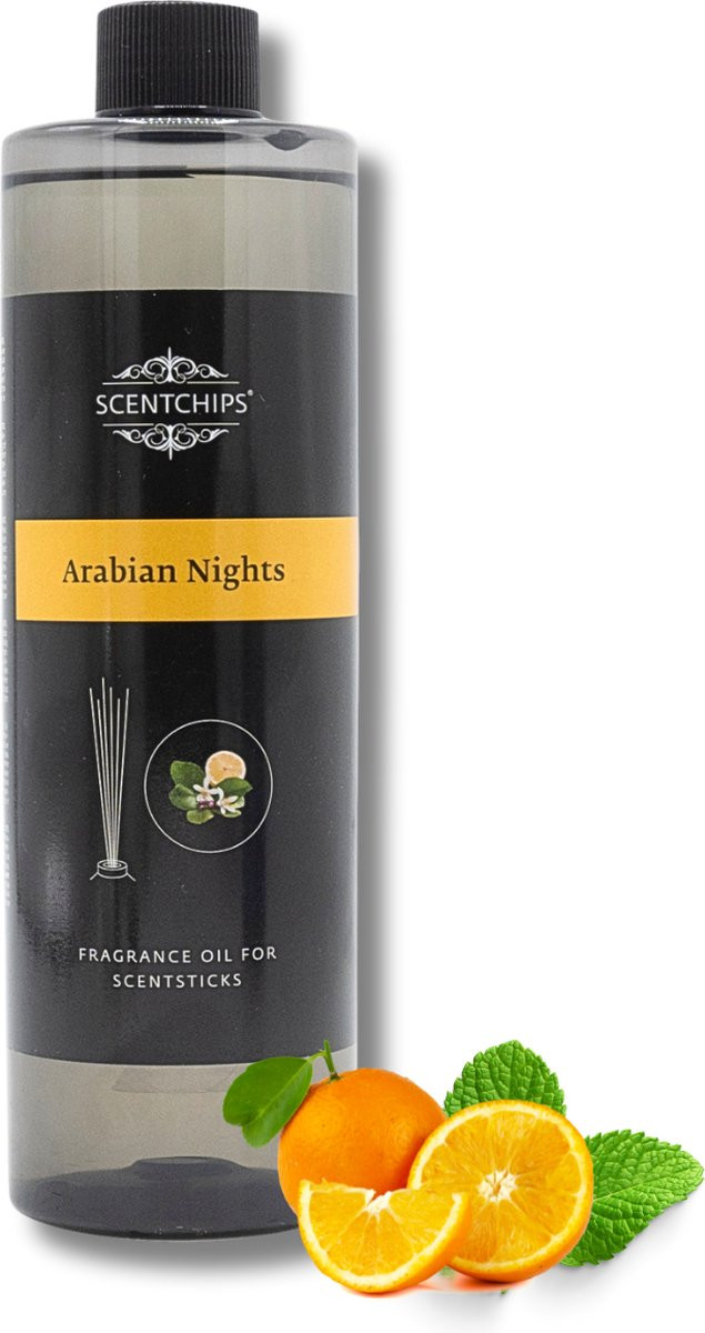 Scentchips Geurstokjes Navulling Arabian Nights Geurverspreider Luchtverfrisser Huisparfum 400ml