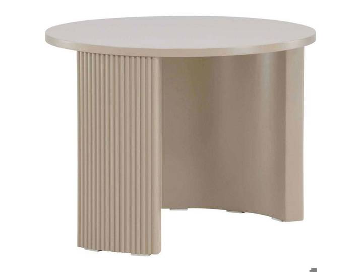 Table basse ronde ø60 cm Bristol beige