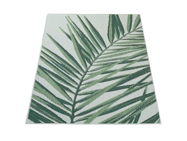 Paco Home Ostende 537 Grün 160X230, Grün, Kunststoff, Rechteckig, 160x230 cm, Teppiche und Böden, Teppiche, Outdoorteppiche
