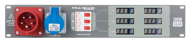 Showgear PSA-16A3C Power Distributor grigio