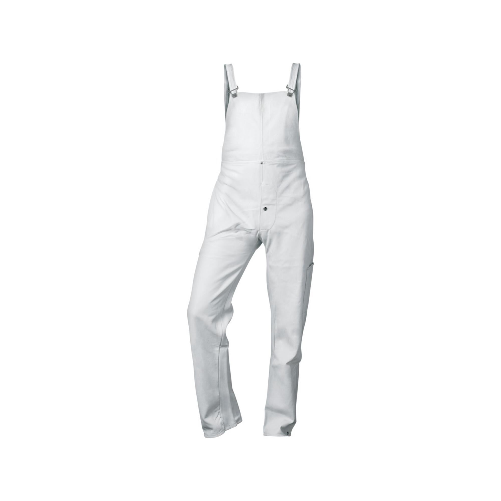 CRAFTLAND protection Schweißerlatzhose,Vollled er,Gr.L,natur