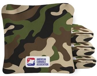 Skip's Garage Camouflage Green Dual Sided Cornhole Bags