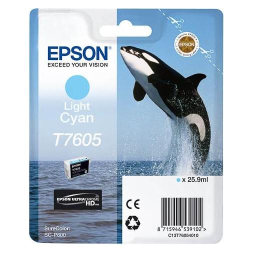 Epson T7605, Ultra Chrome HD (LC) (C13T76054010)