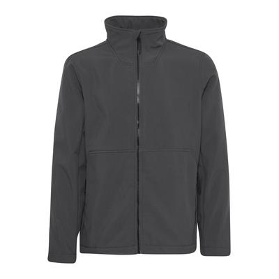 Softshelljacke BLEND "Softshelljacke BHSorensen", Herren, Gr. L, grau (iron gate), Obermaterial: 100% Polyester PES., Jacken Softshelljacke